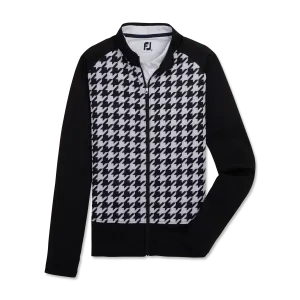 2023 FJ Women's Full Zip Houndstooth Mid-Layer