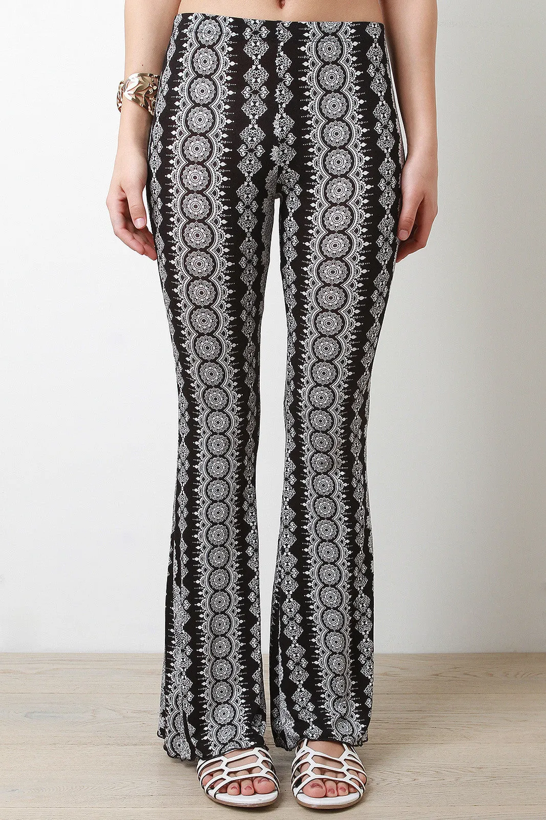 African Print Flared Pants