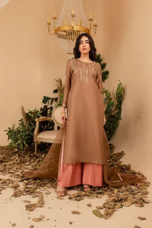 Allure by Ih - ROMA - BROWN/PINK - Katan Silk - 3 Piece