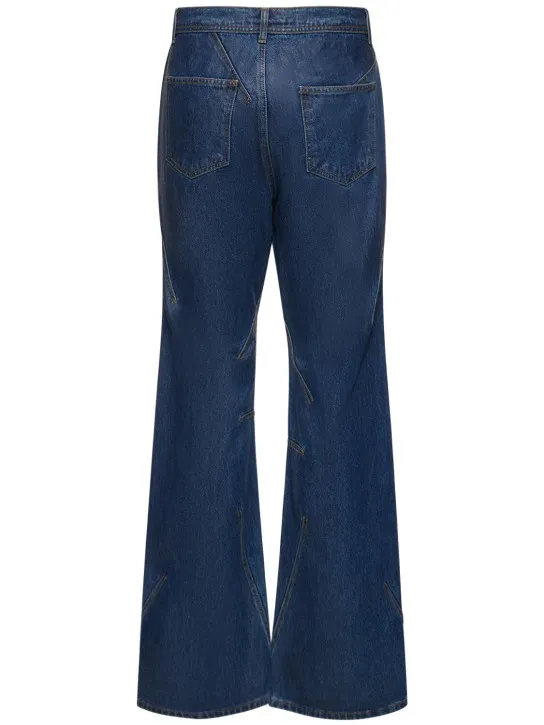 Andersson Bell   Tripot coated cotton flared jeans 