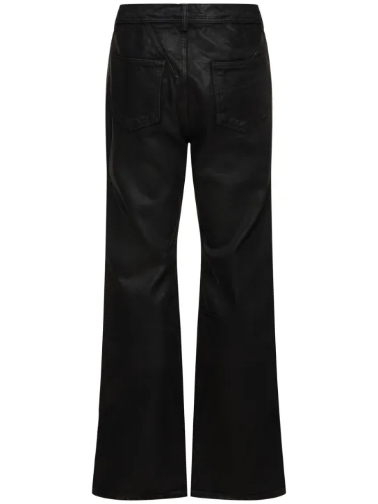 Andersson Bell   Tripot coated cotton flared jeans 