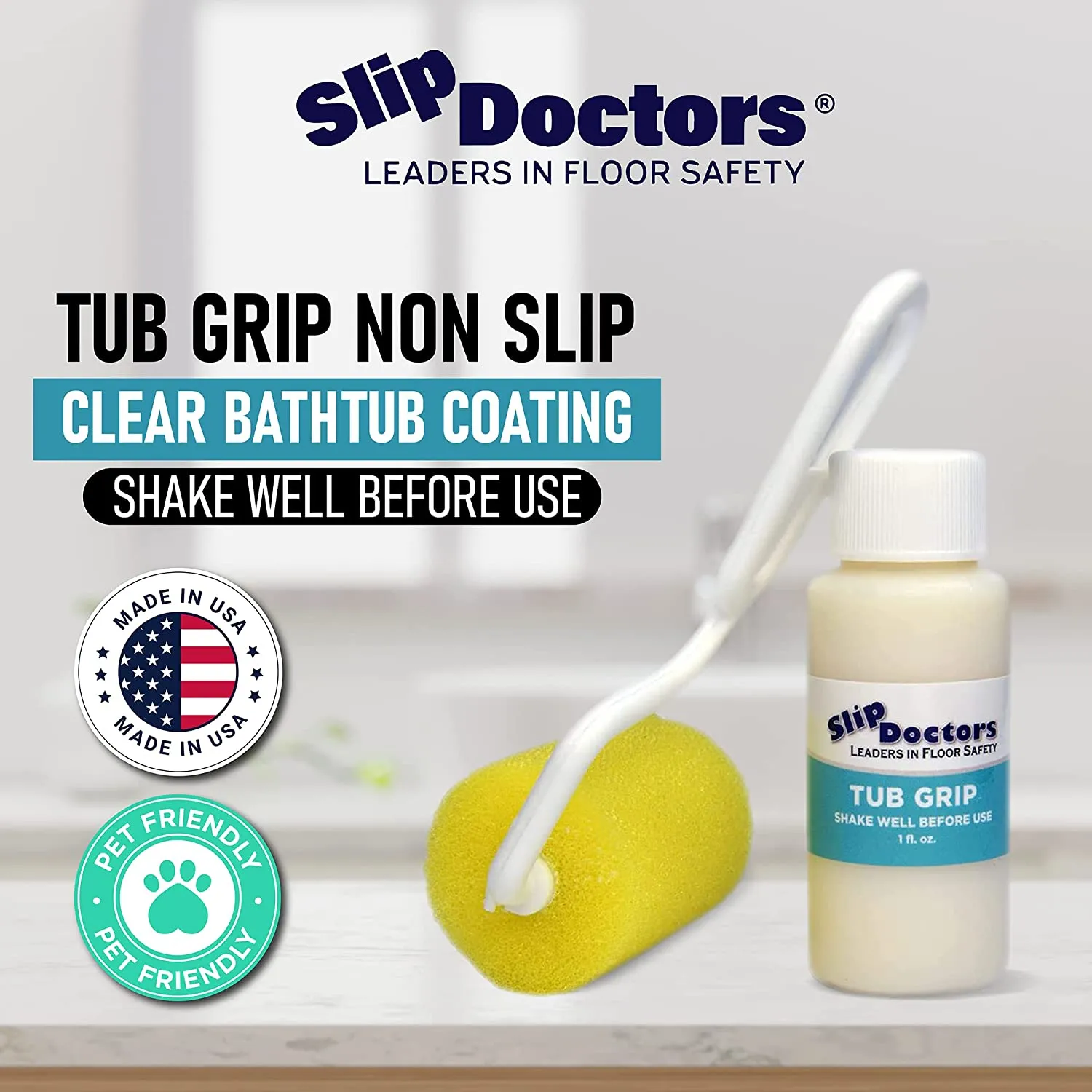 Anti-Slip Bathtub and Shower Coating - Tub Grip