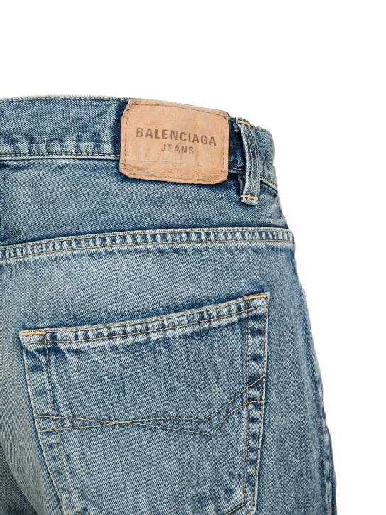 Balenciaga   Japanese denim flared jeans 