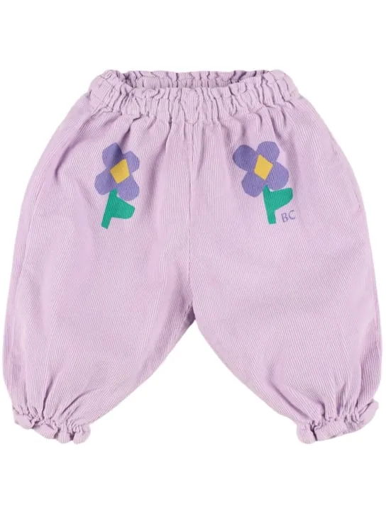 Bobo Choses   Flower print organic cotton pants 