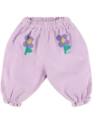 Bobo Choses   Flower print organic cotton pants 