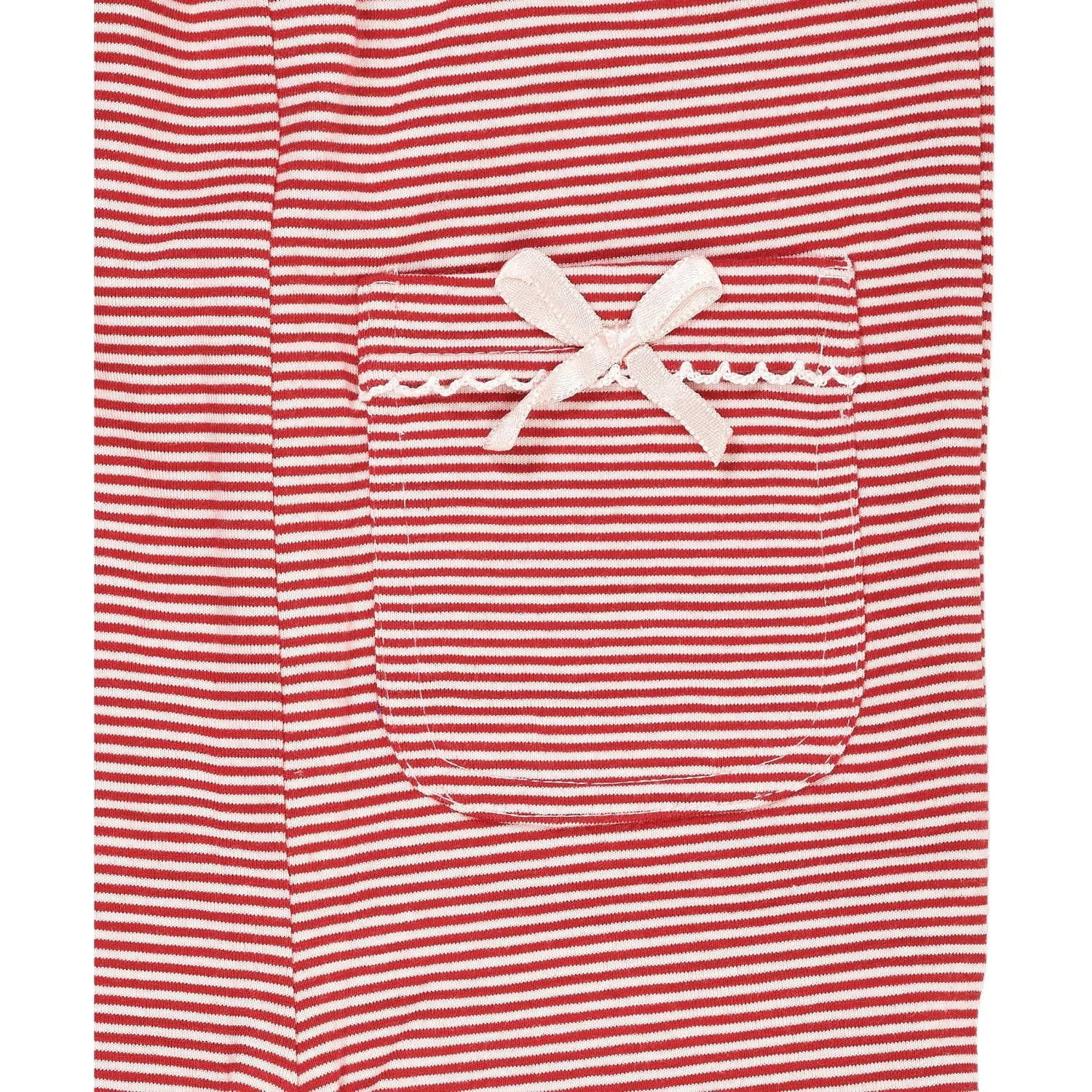 Copenhagen Colors Red/Cream Stripe Striped Flare Pants