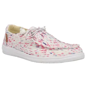 Corkys Women's Kayak Slip On Canvas Shoe - Pink Multi 51-0127