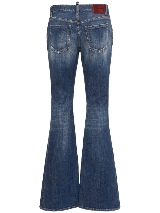 Dsquared2   Medium waist denim flared jeans 