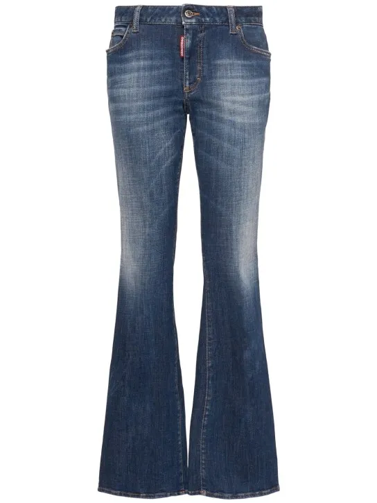 Dsquared2   Medium waist denim flared jeans 