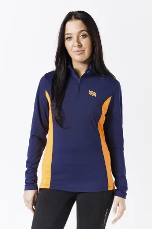 Firefoot Standbury Base Layer Kids Navy/Orange