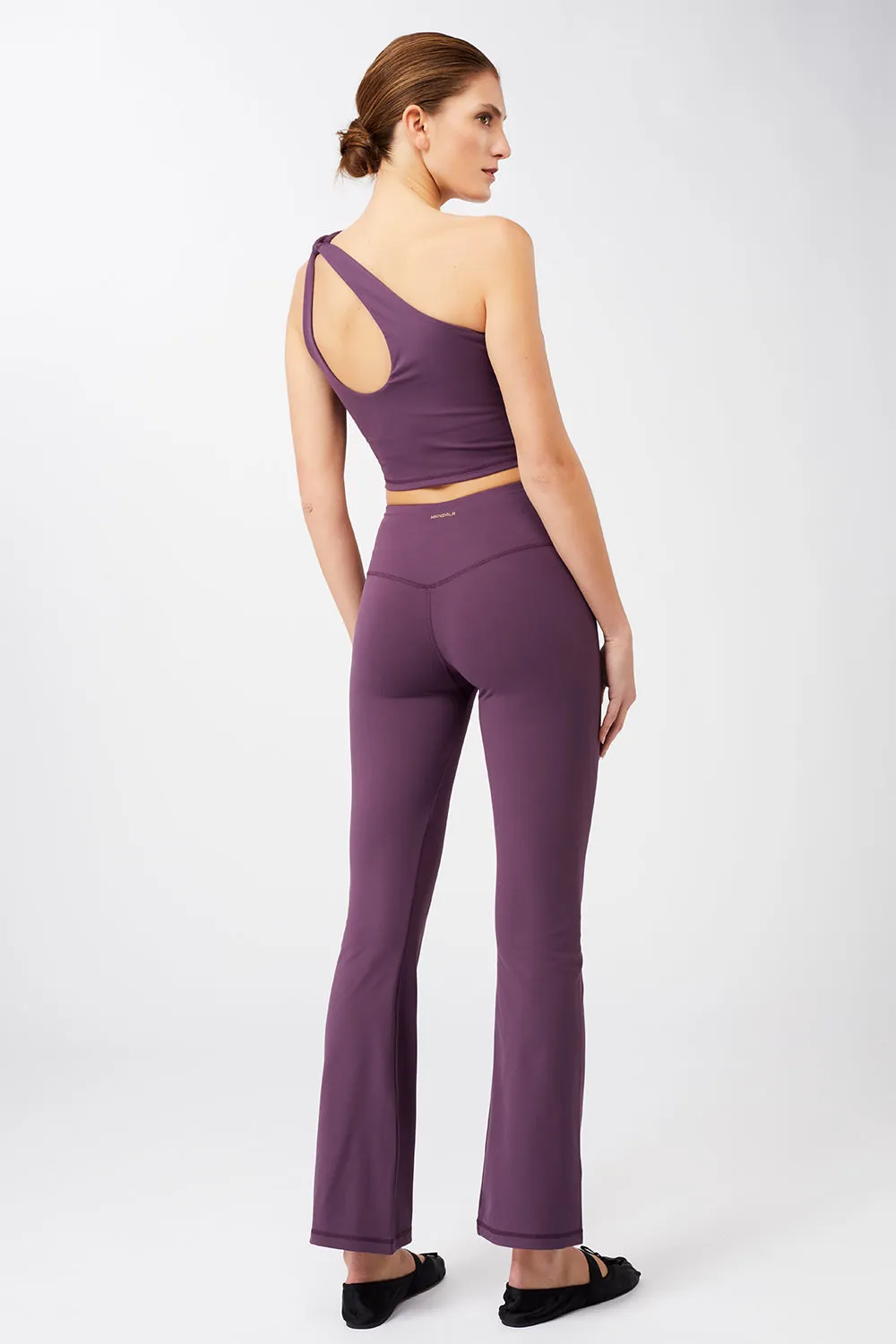 Flared Sports Pants (Purple Passion)