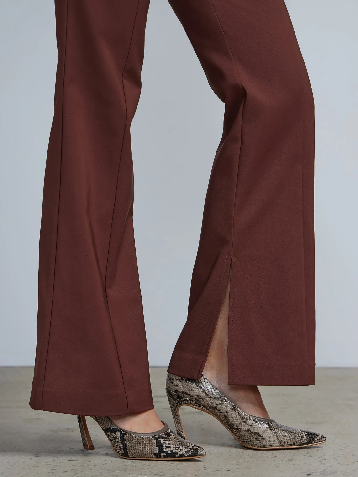 Flat Seamed Flared Pants