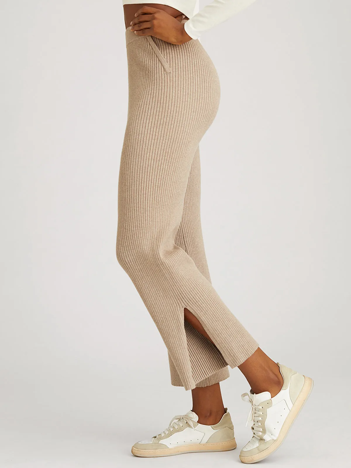 Gabby: Rib Sweater Pants