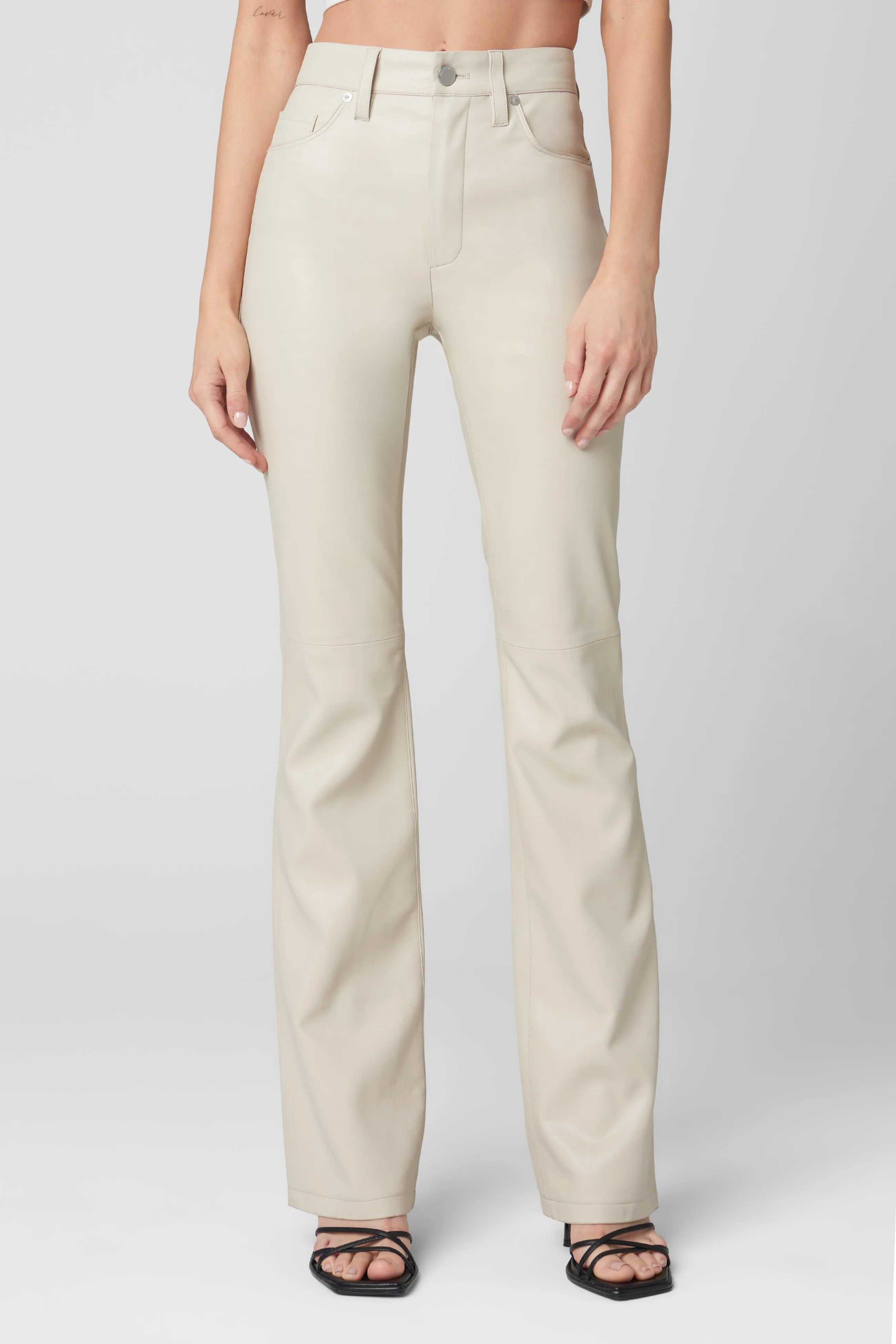 Go Blank PU Hoyt Mini Boot Cut Pant