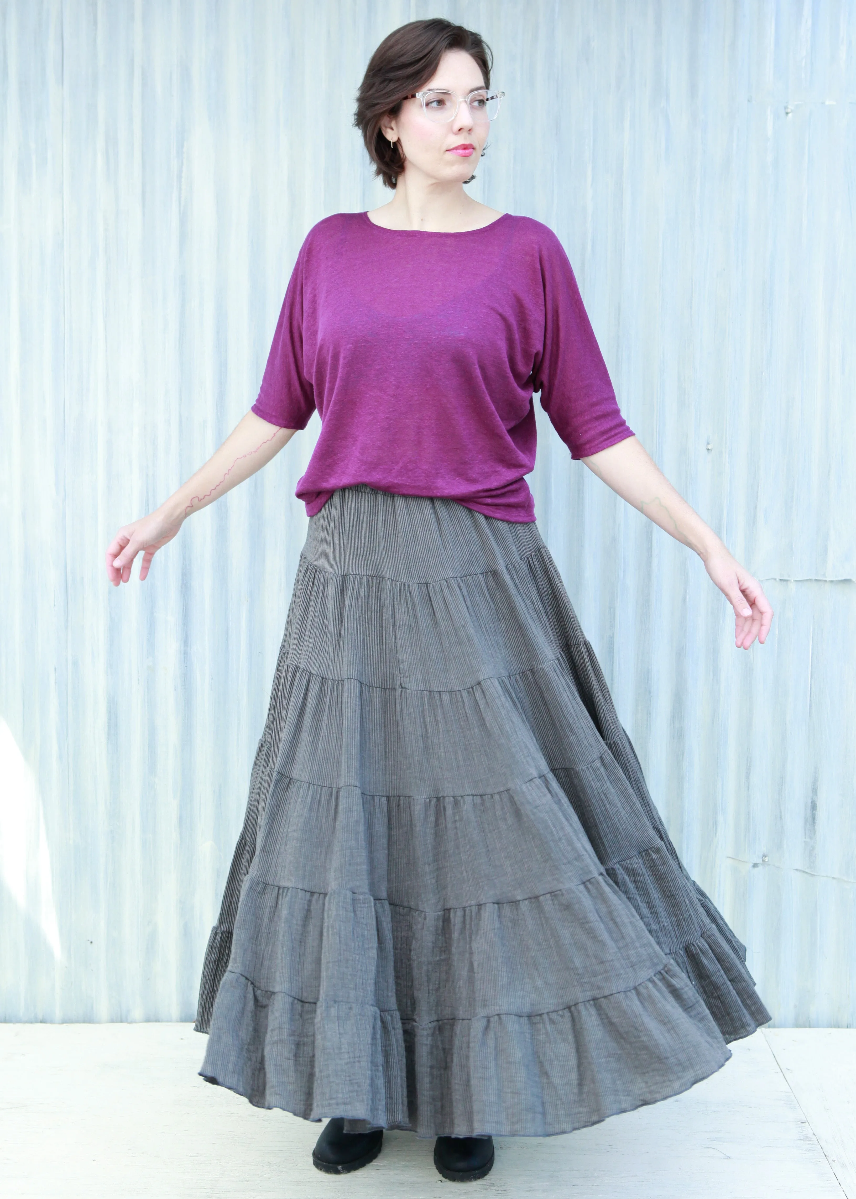 Granite Peasant Skirt