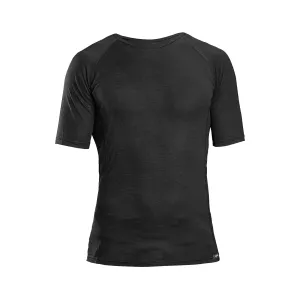 Gripgrab Merino Polyfibre Short Sleeve Base Layer Black | Buy Gripgrab Merino Polyfibre Short Sleeve Base Layer Black here | Outnorth