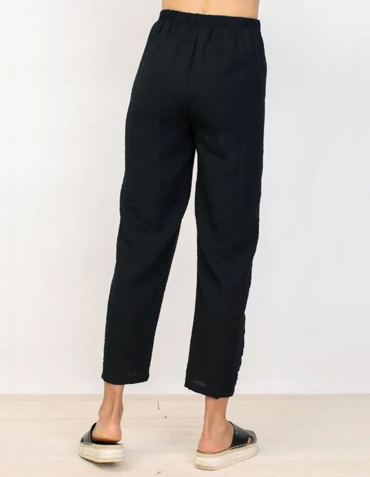 Habitat, 30670 Ruched Ankle Pant, Black