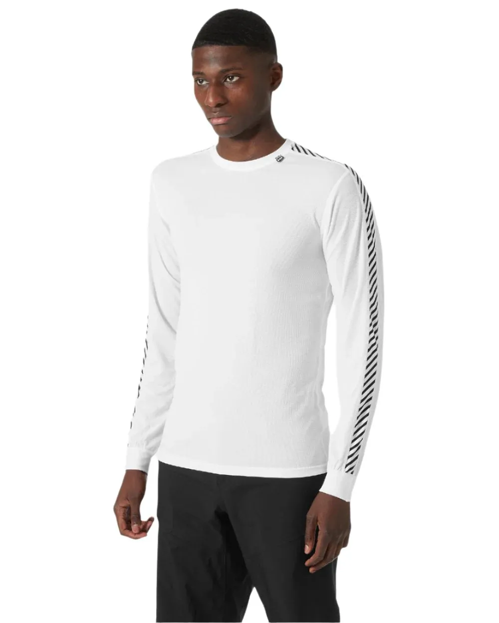 Helly Hansen Mens Lifa Stripe Long Sleeve Crew Base Layer