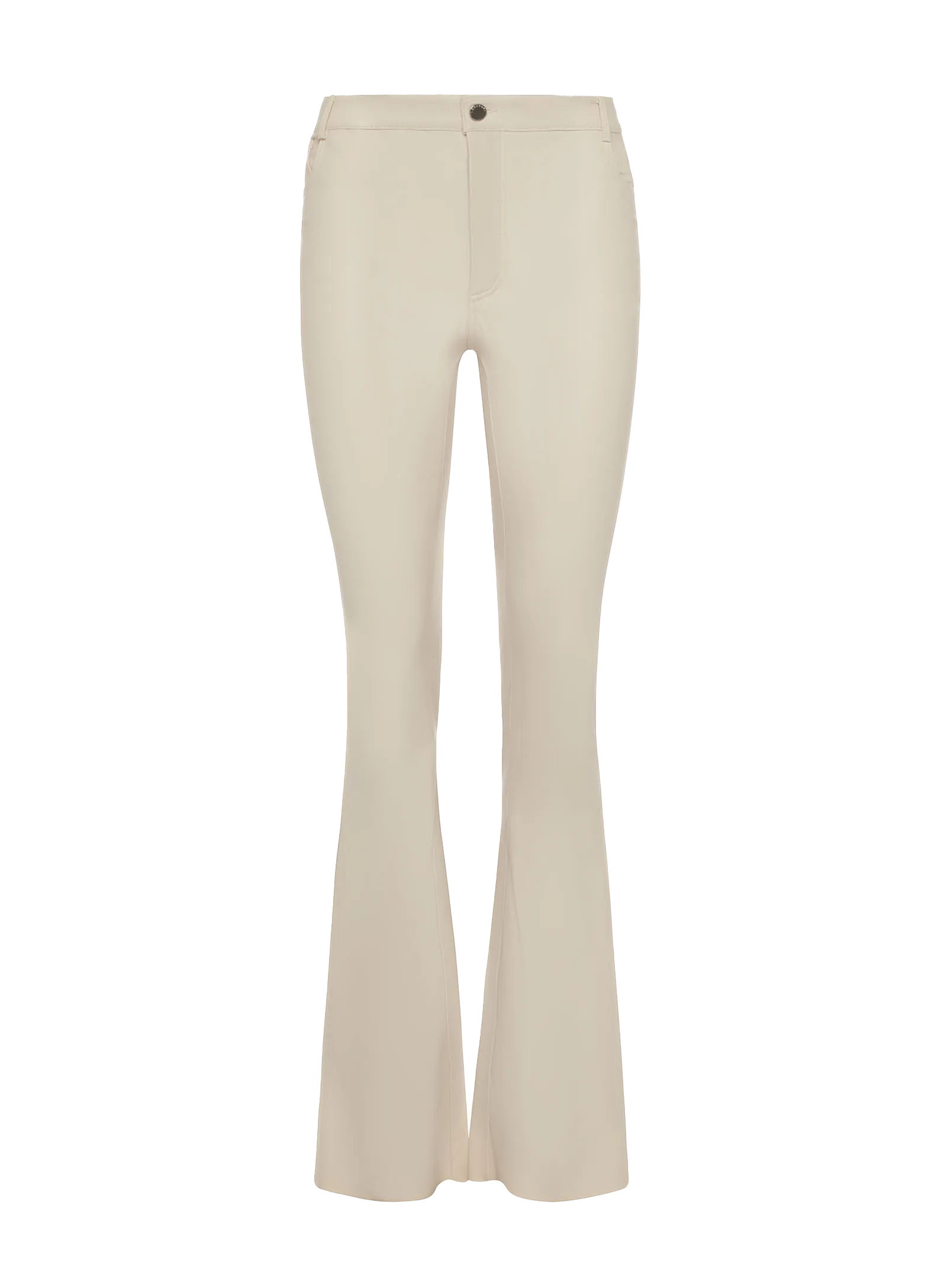 KAIDA |Faux Leather Flare Pants