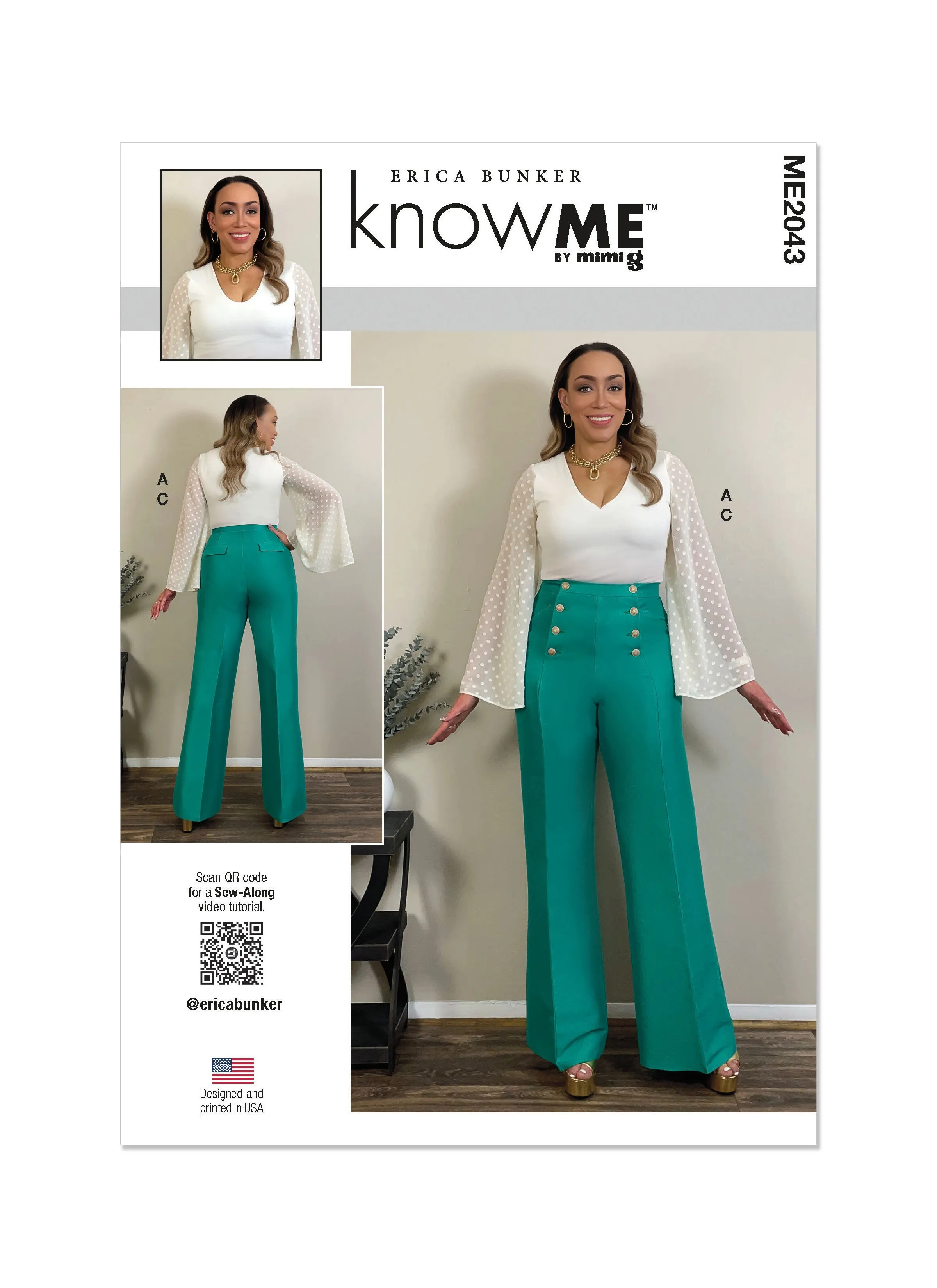 KnowMe Pattern Me2043 Misses Bodysuits and Pants