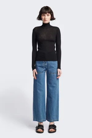 Layer Turtleneck Black