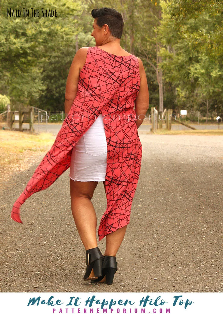 Make It Happen | Woven High-low Top Sewing Pattern