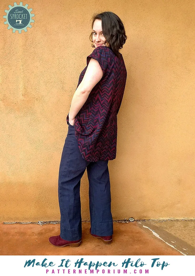 Make It Happen | Woven High-low Top Sewing Pattern