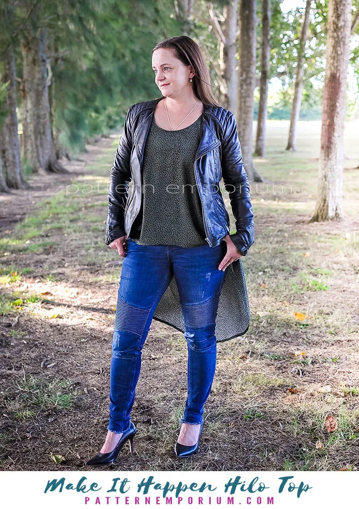 Make It Happen | Woven High-low Top Sewing Pattern