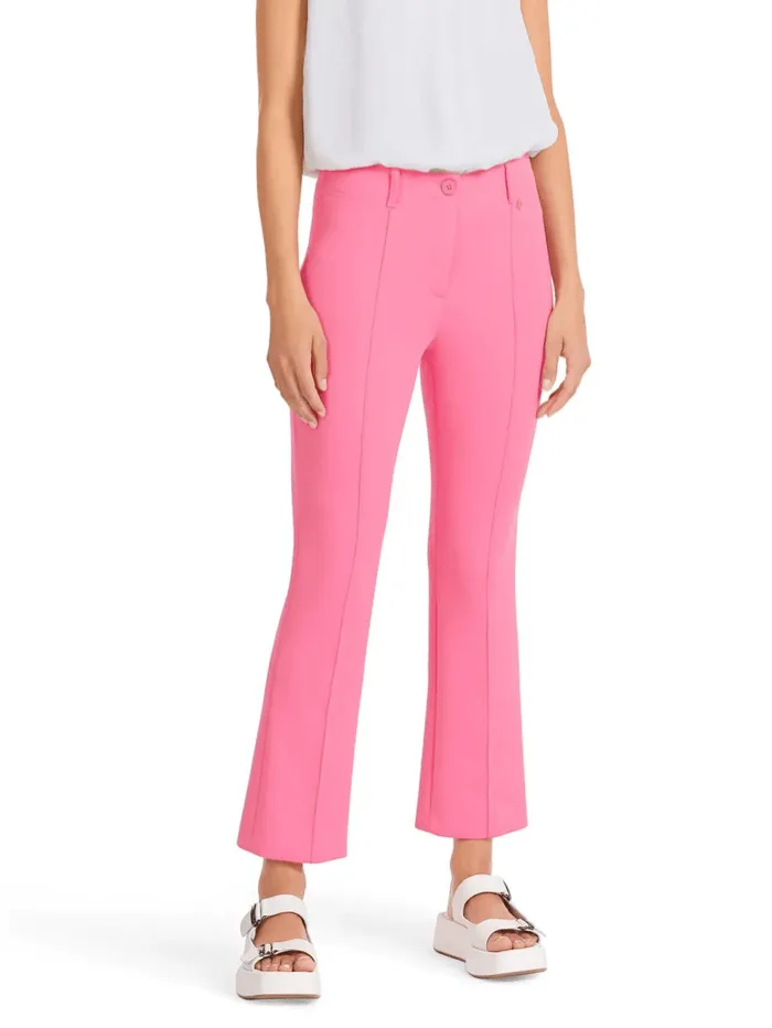 Marc Cain Collections Pink Baby Flare Trousers UC 81.21 J23 COL 251