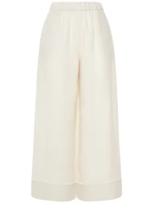 Max Mara   Brama linen wide pants 