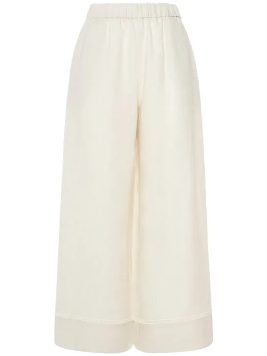 Max Mara   Brama linen wide pants 