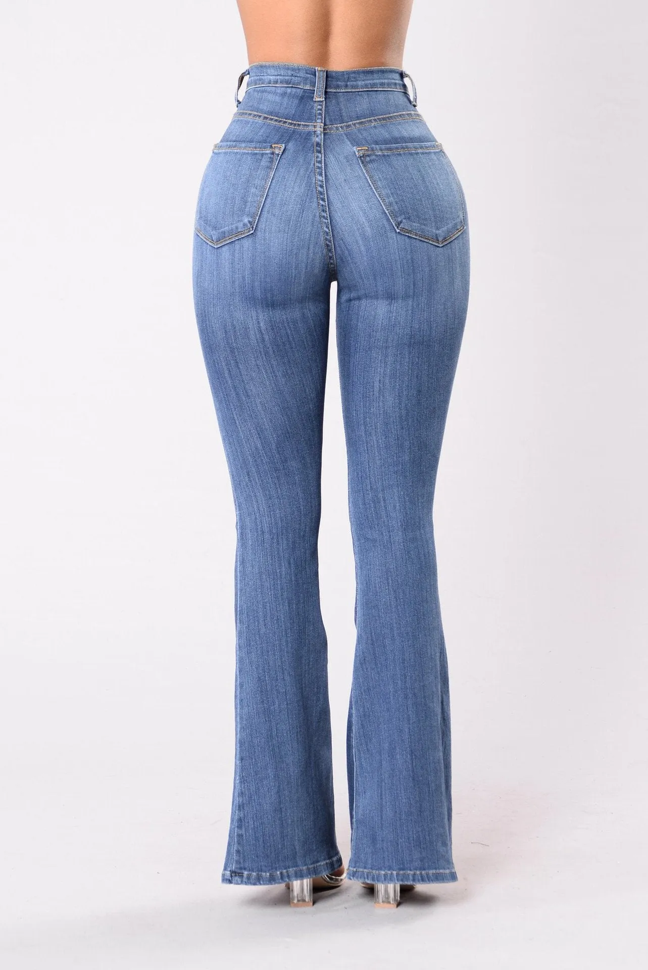 Medium Flare Skinny Denim Jeans