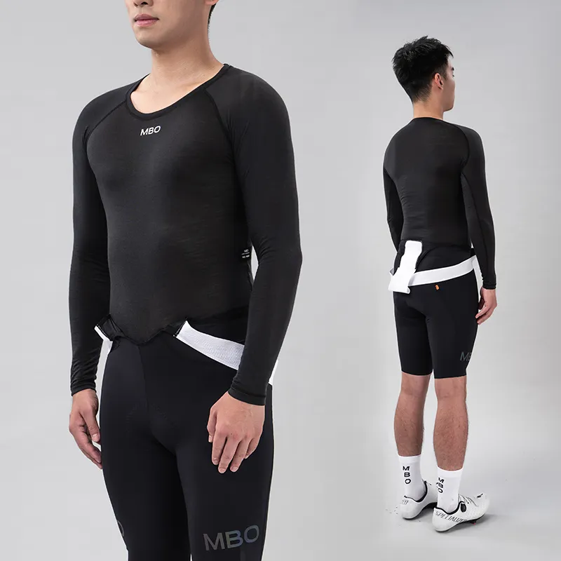 Men's Merino Wool Long Sleeve Base Layer B340