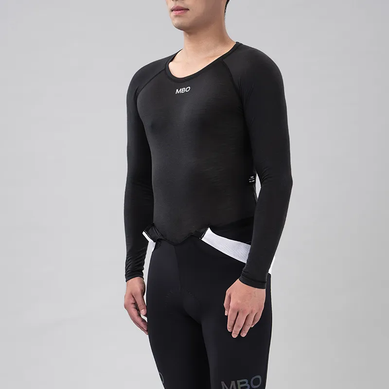 Men's Merino Wool Long Sleeve Base Layer B340