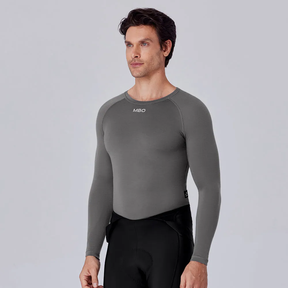 Men's Merino Wool Long Sleeve Base Layer B340