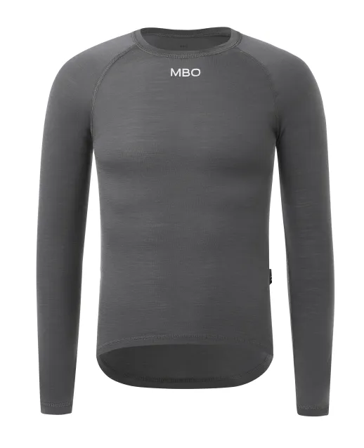 Men's Merino Wool Long Sleeve Base Layer B340