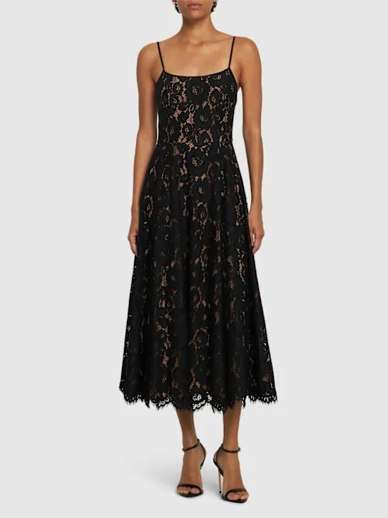 Michael Kors Collection   Flared lace midi dress 