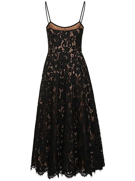 Michael Kors Collection   Flared lace midi dress 