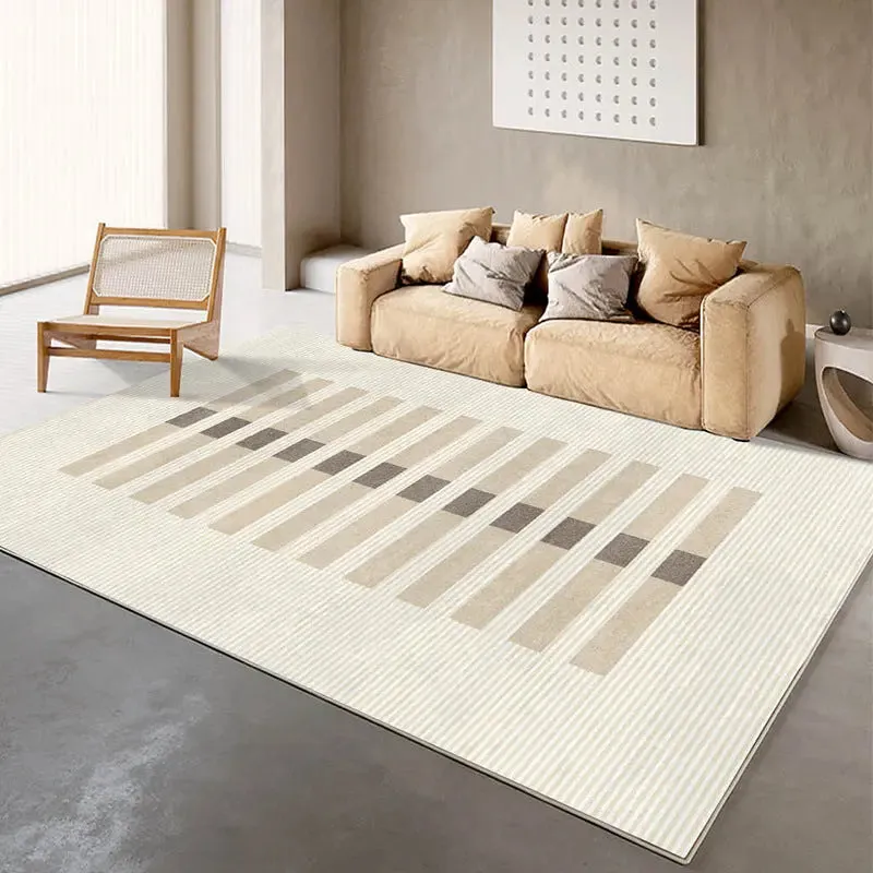 Minimalist Line Thickened Art Carpet Nordic Fluffy Soft Non-slip RUG