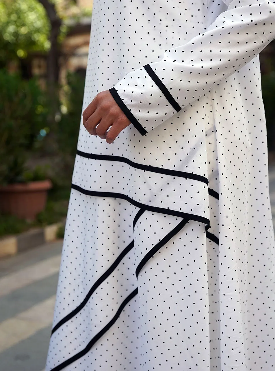 Multi-Layer Printed Abaya