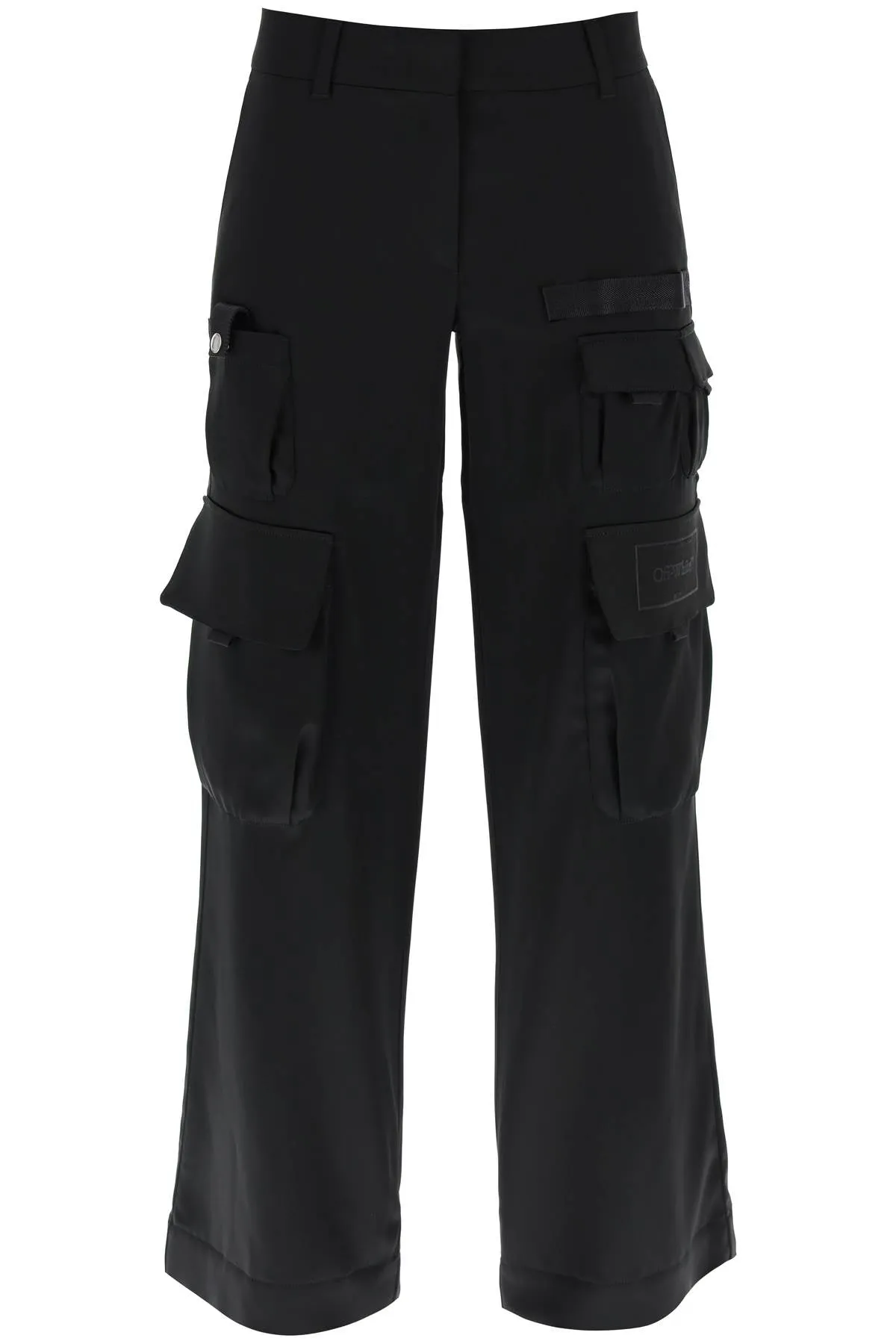 Off-White Toybox Cargo Pants In Satin