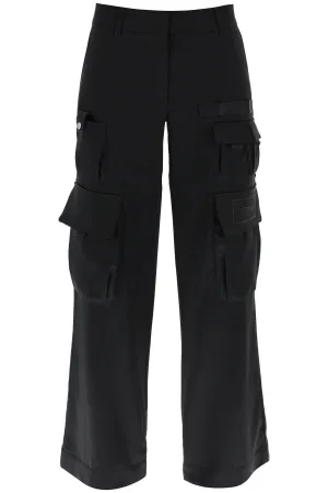 Off-White Toybox Cargo Pants In Satin