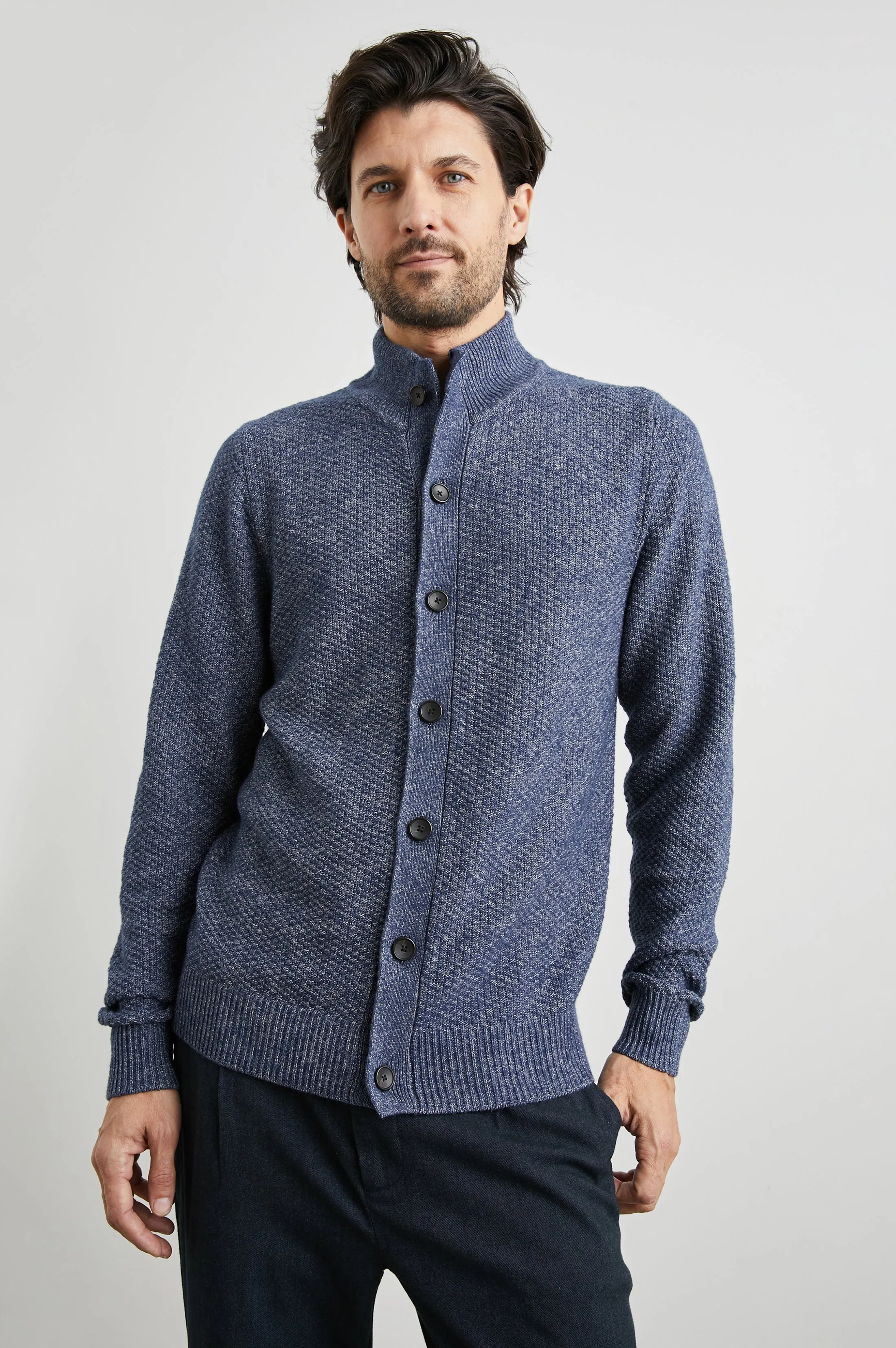 PARK CARDIGAN - PEACOAT