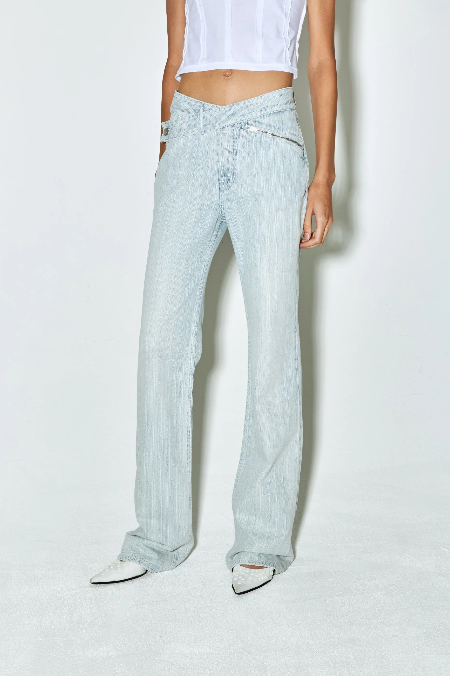 PEARLY pants light blue stripes