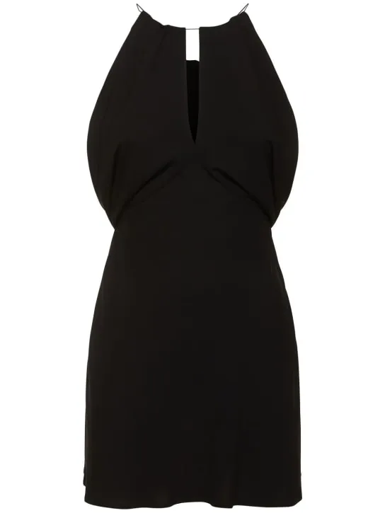 Philosophy Di Lorenzo Serafini   Light crepe flared mini dress 