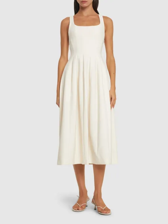 Philosophy Di Lorenzo Serafini   Tech crepe flared midi dress 