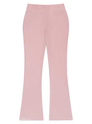 Pink Velour Long Pants (7-16)