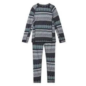 Reima Taitoa Merino Kids Base Layer Set, Black