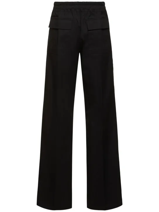 Rick Owens   Dietrich Drawstring cotton pants 