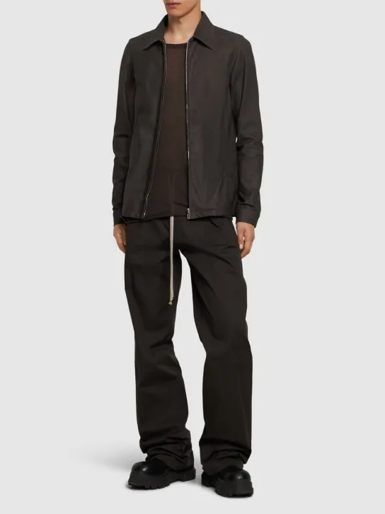 Rick Owens   Dietrich Drawstring cotton pants 